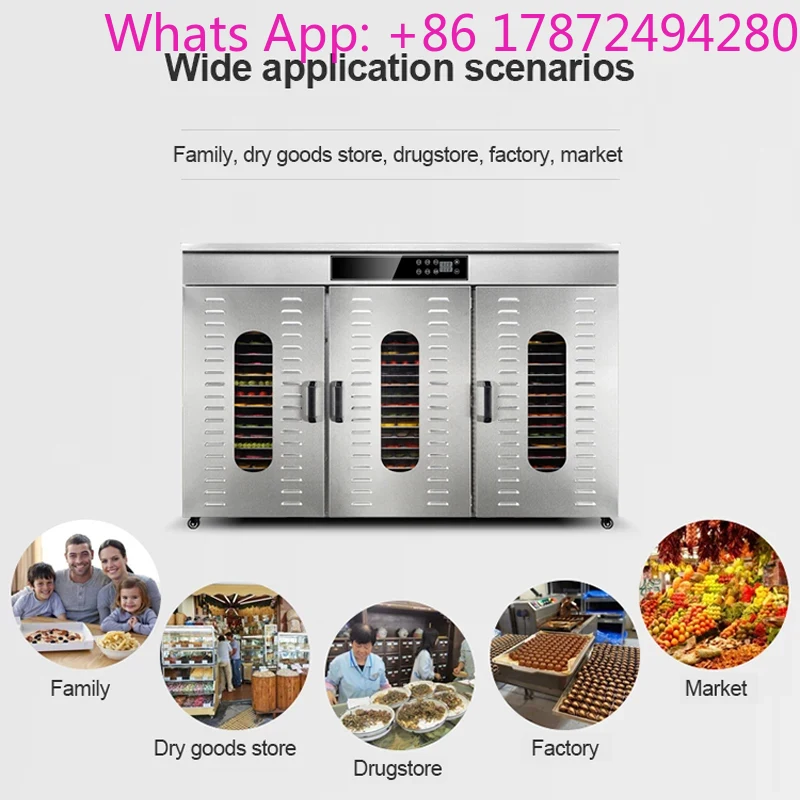 Food Processor Snacks - Pengering Buah dan Sayuran Komersial 60