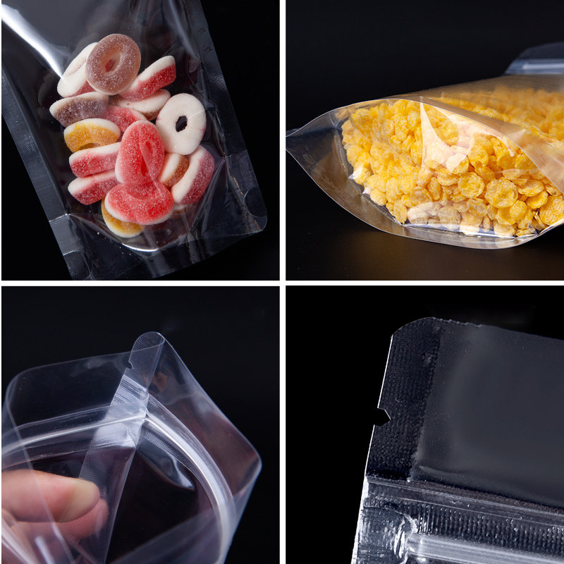 100PCS Kantong Plastik Transpa - Food Snacks Corner ulasan dan harga