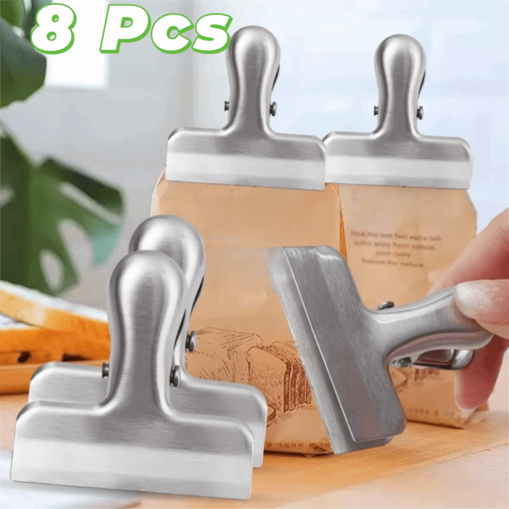 8 Buah Klip Penyegel Tas Makan - Food Snacks Corner ulasan dan harga