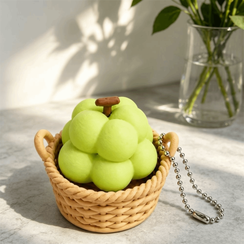Gantungan Kunci Buah Simulasi  - Food Zinc ulasan dan harga