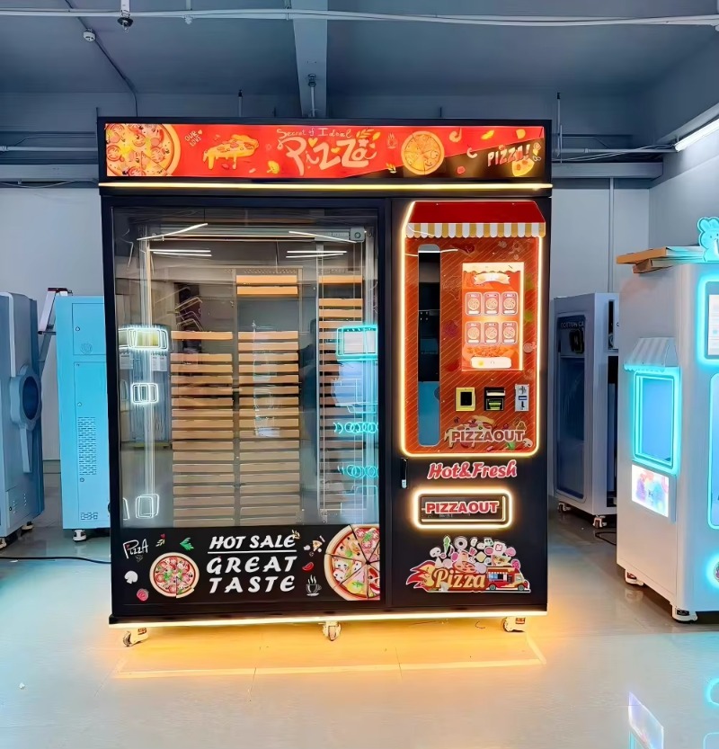 Kabinet Penjual Pizza Siap Saj - Food Snacks Corner ulasan dan harga