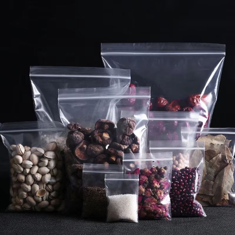 100pcs Kantong Plastik Transpa - Food Z ulasan dan harga